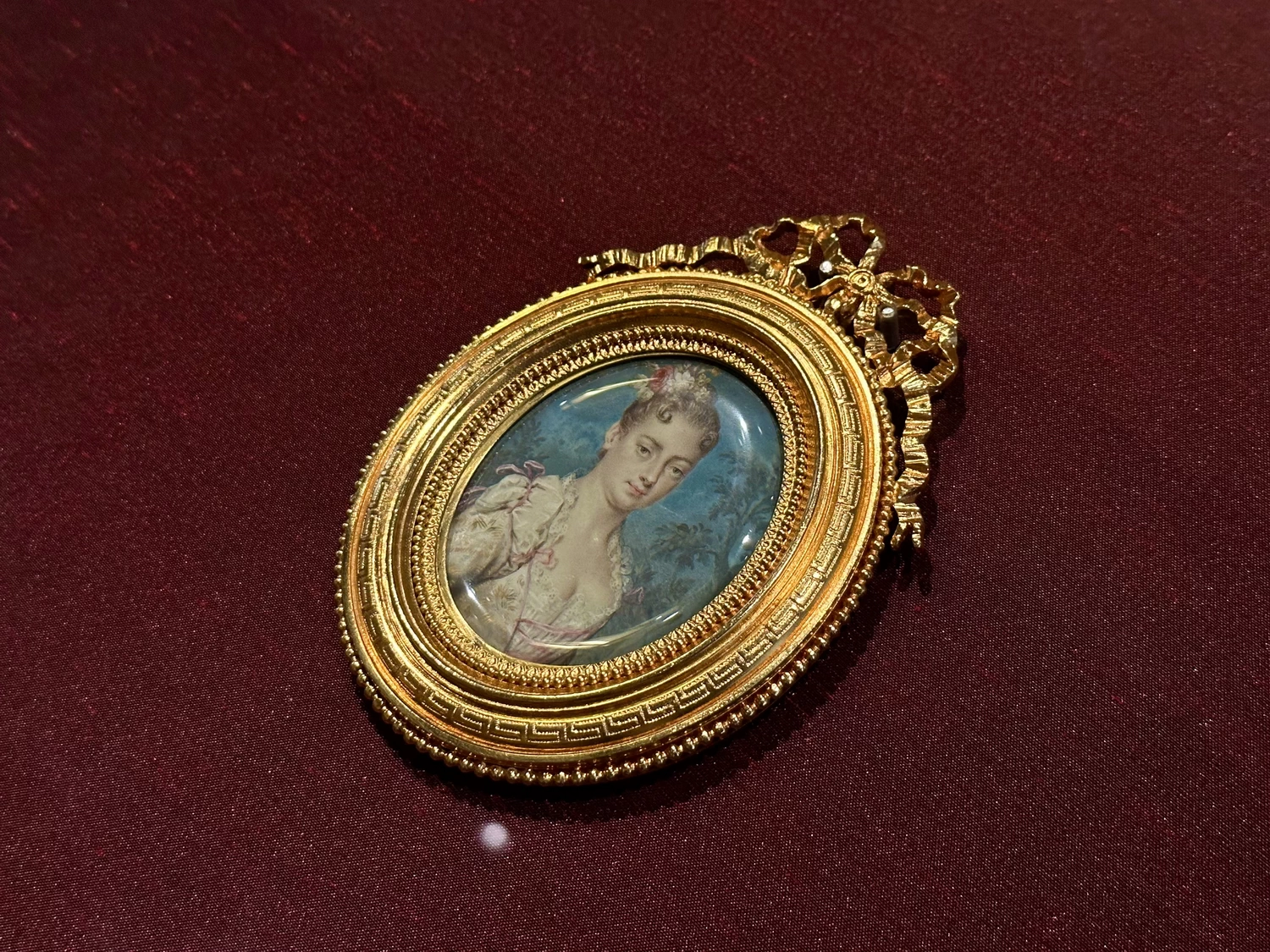 Ritratto di signora - Ca' Rezzonico, Venezia, miniatura